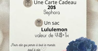 Concours Gagnez un sac Lululemon et une carte-cadeau Sephora de 20$!