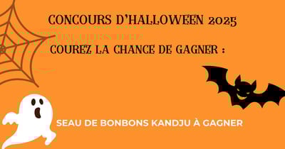 Concours Gagnez un Seau de mélange de bonbons Halloween de la compagnie québécoise KandJu!