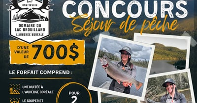 Concours Gagnez un séjour de pêche!