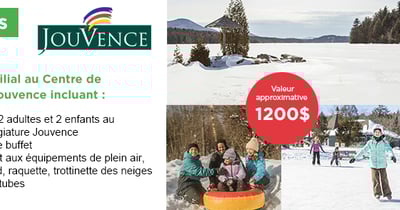 Concours Gagnez un séjour familial au Centre de Villégiature Jouvence!