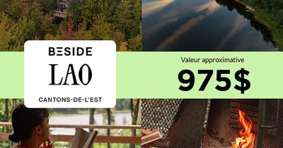 Concours Gagnez un séjour pour deux personnes à Beside Lao!