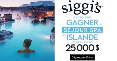Concours Gagnez un Séjour Spa en Islande avec Siggi's !