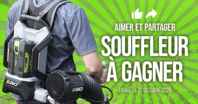 Concours Gagnez un souffleur sac à dos EGO 600CFM!