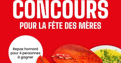 Concours Gagnez un souper homard pour 4 personnes!