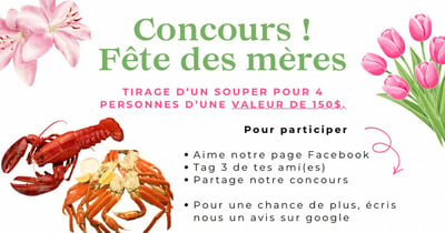 Concours Gagnez un souper pour 4 personnes!