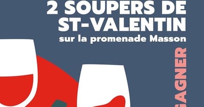 Concours Gagnez un souper romantique d'une valeur de 100$