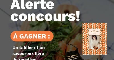 Concours Gagnez un tablier et un livre de recette Josée Di Stasio!