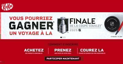 Kitkat- Concours Gagnez un voyage à la finale de la coupe Stanley!