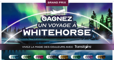Concours Gagnez un voyage à Whitehorse ou l'un des huit certificats-cadeaux d'une valeur de 1 000 $ pour une monture Transition! Concours Gagnez un voyage à Whitehorse ou l'un des huit certificats-cadeaux d'une valeur de 1 000 $ pour une monture Transition!