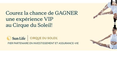 Concours Gagnez un voyage pour deux personnes afin d’assister à n’importe quel spectacle en tournée du Cirque du Soleil au Canada en 2026 Concours Gagnez un voyage pour deux personnes afin d’assister à n’importe quel spectacle en tournée du Cirque du Soleil au Canada en 2026