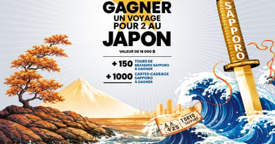 Concours Gagnez un voyage pour deux personnes au Japon!