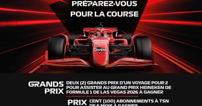 Concours Gagnez un voyage pour deux pour le grand prix Heineken de Las Vegas!