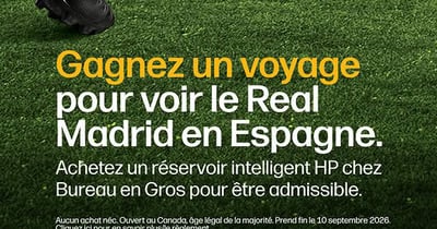 Concours Gagnez un voyage en Espagne pour assister à un match du Real Madrid!