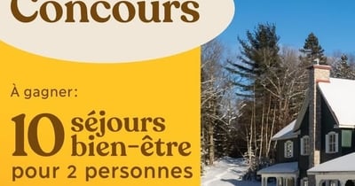 Concours Gagnez un Weekend de détente au Baluchon Éco-villégiature!
