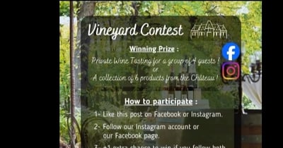 Concours Gagnez une activité dégustation pour 4 ou 6 produits du Château!
