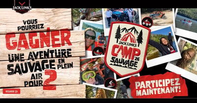 Concours Gagnez une aventure sauvage en plein air pour deux personnes!