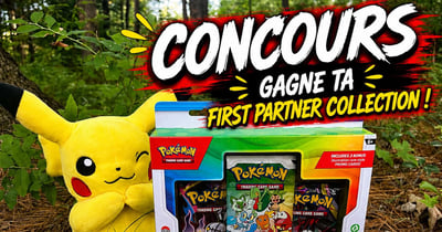 Concours Gagnez une boîte First Partner Illustration Collection – Series 3 Pokémon TCG!