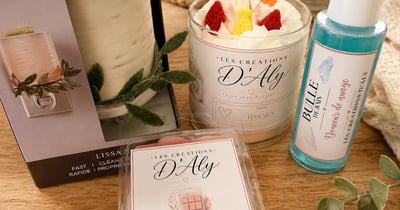 Concours Gagnez une bougie gourmande artisanale, un savon moussant, un paquet de cubes de cire et un brûleur de cire!