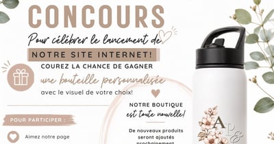 Concours Gagnez une bouteille personnalisée!