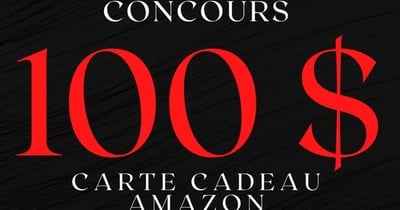 Concours Gagnez une carte cadeau Amazon de 100 $ ! Concours Gagnez une carte cadeau Amazon de 100 $ !