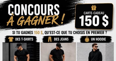 Concours Gagnez une carte-cadeau Boutique MMEN de 150$!