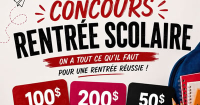 Concours Gagnez une carte-cadeau Bureau en Gros de 100$ une carte-cadeau l'aubainerie de 200$ et une carte-cadeau Panda Chaussures de 50$!