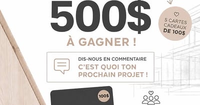 Concours Gagnez une carte-cadeau Canac de 500$!