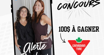 Concours Gagnez une carte-cadeau Canadian Tire de 100$!