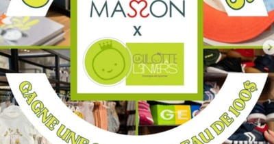 Concours Gagnez une carte cadeau de 100$ chez la culotte à l'envers!