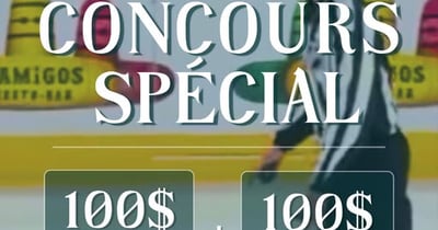 Concours Gagnez une carte-cadeau de 100 $ chez Tricolore Sports et une carte-cadeau de 100 $ chez 3 Amigos!