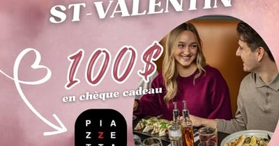 Concours Gagnez une carte cadeau de 100$ Piazzeta et une de 100$ Centre des arts Juliette-Lassonde!