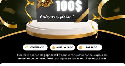 Concours Gagnez une carte-cadeau de 100$!