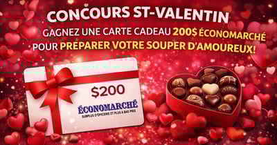 Concours Gagnez une carte-cadeau de 200 $ chez Économarché!