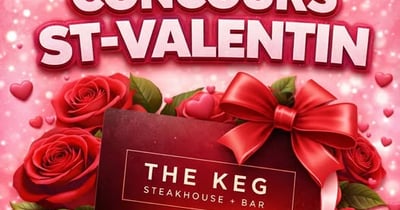 Concours Gagnez une carte-cadeau de 225 $ chez THE KEG STEAKHOUSE!