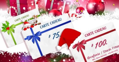 Concours Gagnez une des 4 cartes cadeaux de 50$ chez Oeuforie