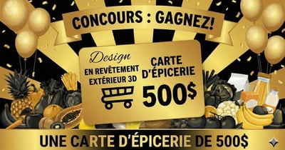 Concours Gagnez une carte-cadeau d’épicerie de 500 $ !