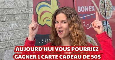Concours Gagnez une carte-cadeau des Rôtisserie Benny–Au Coq de 50$!