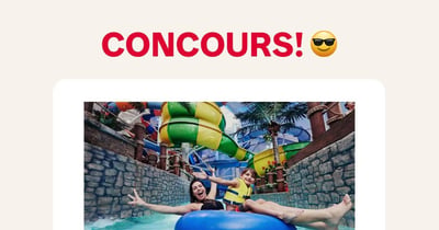 Concours Gagnez une carte-cadeau d’une valeur de 150 $ au Village Vacances Valcartier!