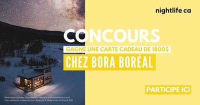 Concours Gagnez une carte-cadeau d’une valeur de 1800$ chez Bora Boréal Cantons-de-l’Est!