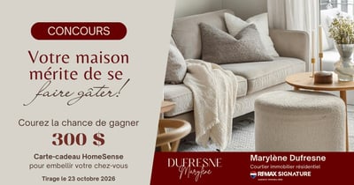 Concours Gagnez une carte-cadeau Homesense de 300$!