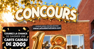 Concours Gagnez une carte-cadeau La Guilde Culinaire de 200$!
