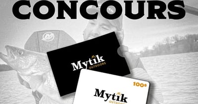 Concours Gagnez une carte cadeau Mytik outdoors de 100$!