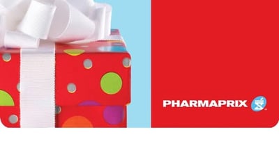 Concours Gagnez une CARTE CADEAU PHARMAPRIX d'une valeur de 100$!
