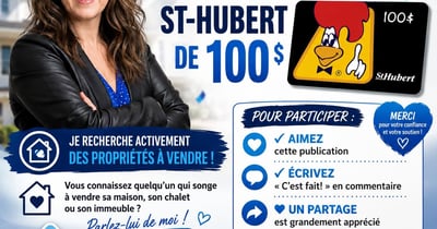 Concours Gagnez une carte-cadeau St-Hubert de 100$!