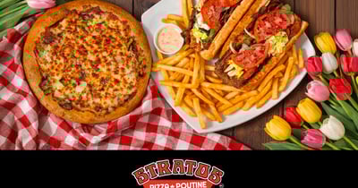 Concours Gagnez une Carte-Cadeau Stratos Pizza de 100$