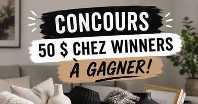 Concours Gagnez une carte-cadeau Winners de 50$!