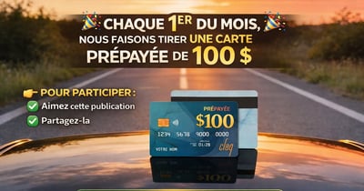 Concours Gagnez une carte prépayée de 100$!