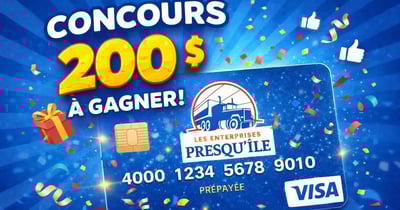 Concours Gagnez une carte prépayée de 200$!