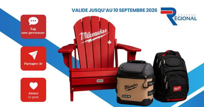Concours Gagnez une chaise Adirondack Milwaukee, une glacière Milwaukee ou un sac à dos Milwaukee!