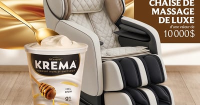 Concours Gagnez une chaise de massage de luxe d'une valeur de 10 000$!
